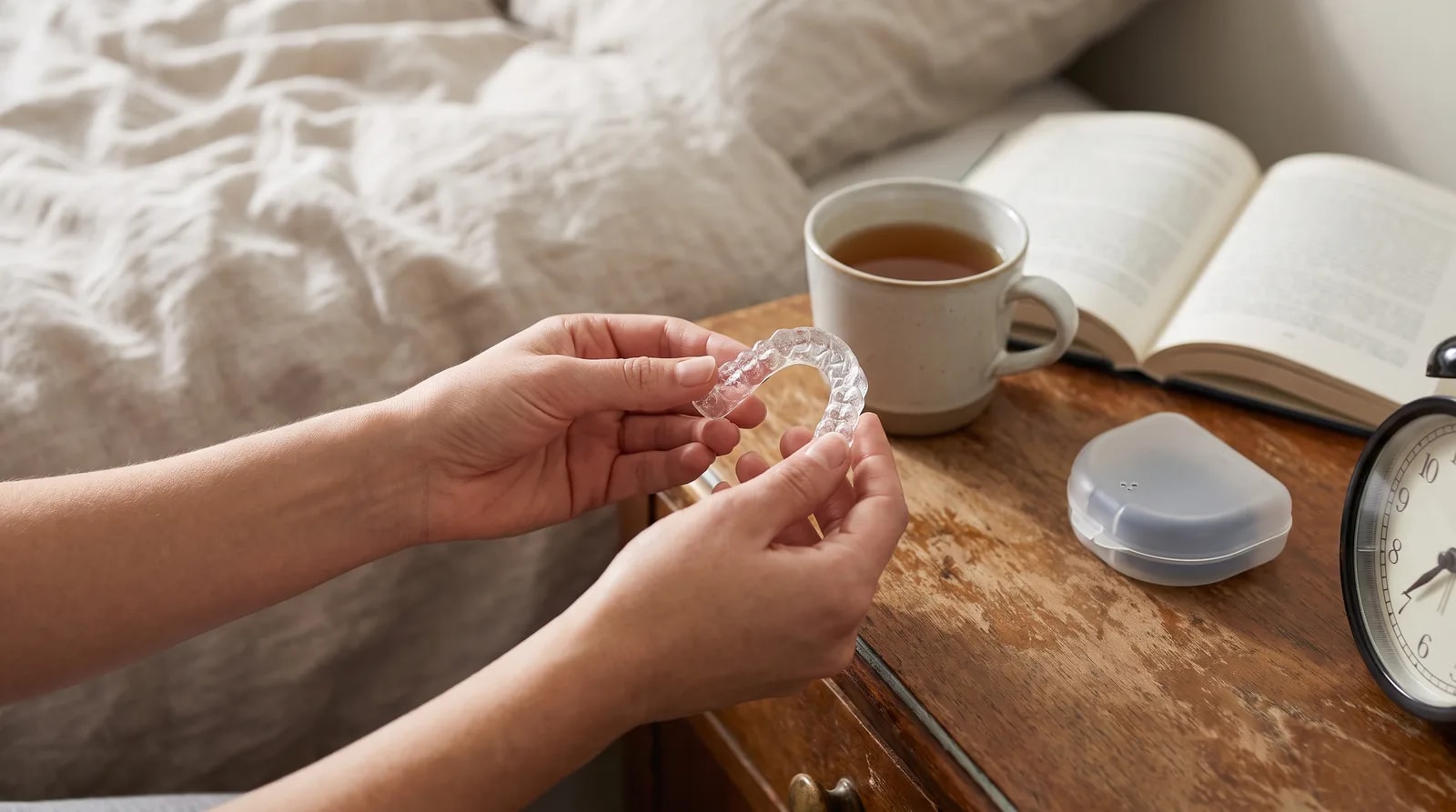 Night guard for teeth grinding explained for patients in Van Nuys